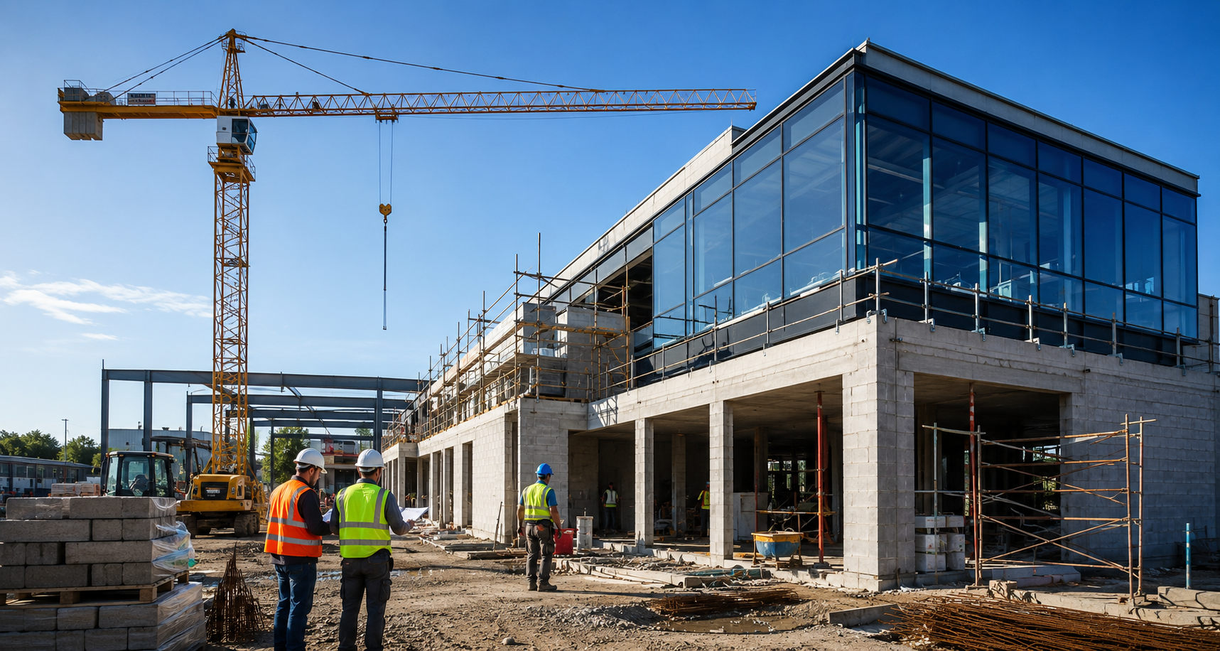 Construction de commerces, bureaux et locaux industriels